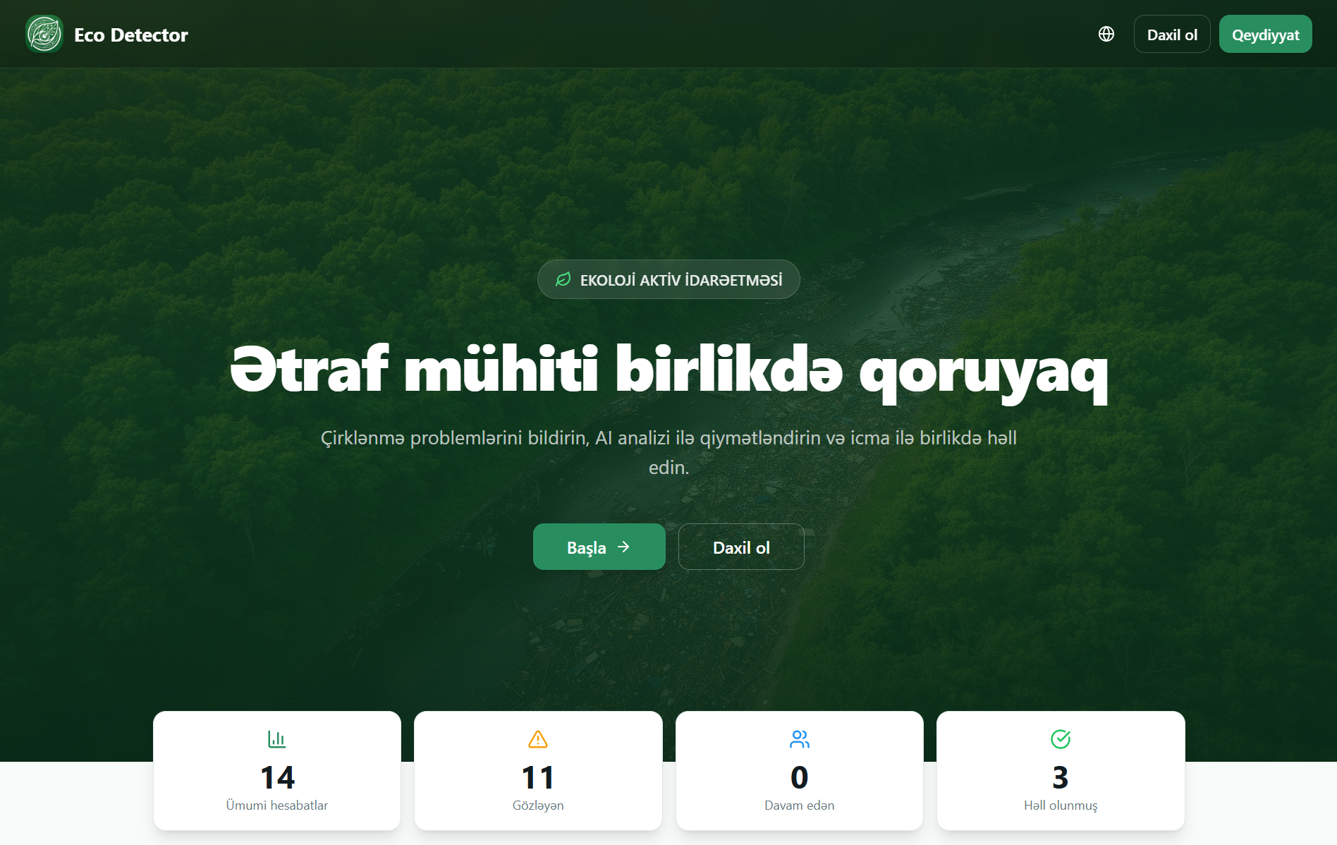 Eco-Detector & Green-Tree-Guardian layihəsi screenshot